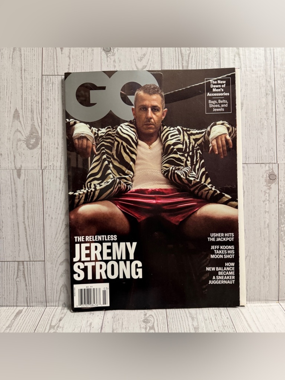 GQ Magazine March 2023 The Relentless Jeremy Strong cover story Succession